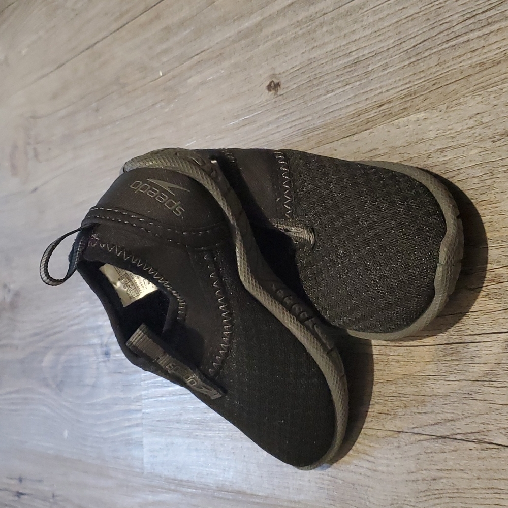 🧡 Speedo | Toddler Water Shoes - Tidal Cruiser | Black | Size S - 4/5